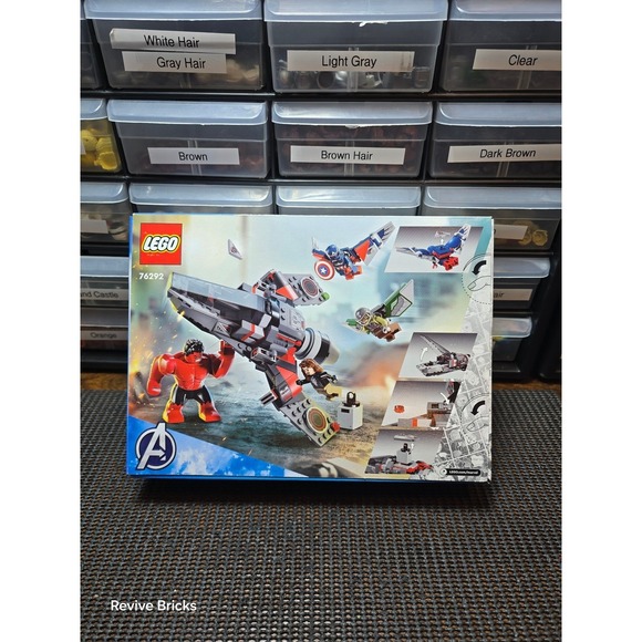 Set - Marvel - 76292 - Captain America vs. Red Hulk Battle